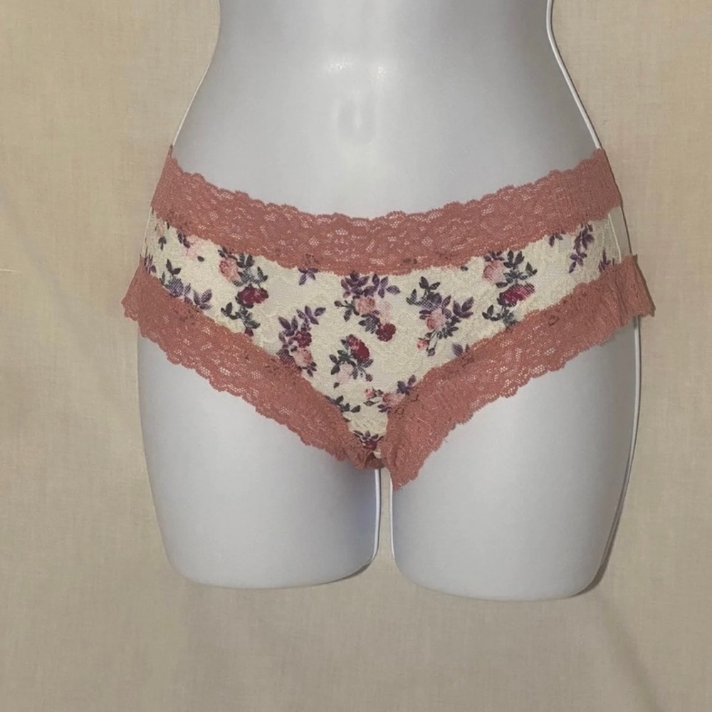 Victoria’s Secret Floral Lace Cheeky Panties